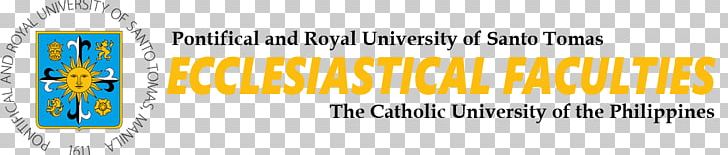 University Of Santo Tomas Faculties Of Ecclesiastical Studies University Of Santo Tomas Graduate School Pontifical University Ecclesiastical University PNG, Clipart, Admission, Area, Banner, Brand, Canon Law Free PNG Download