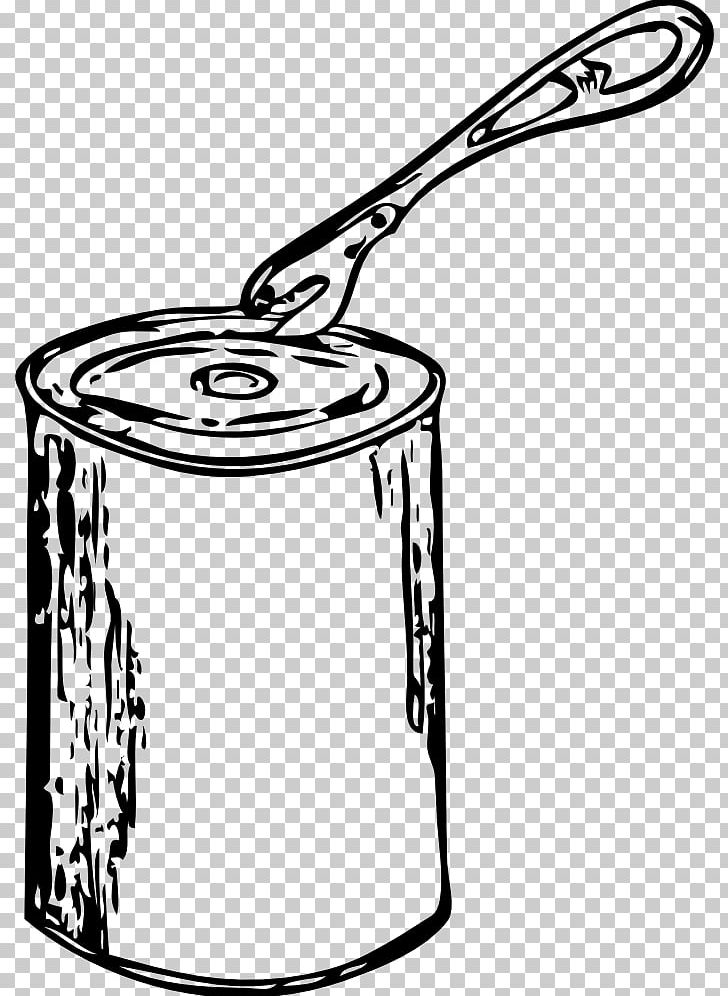 Tin Can Beverage Can PNG, Clipart, Artwork, Beverage Can, Black And White, Can, Canning Free PNG Download