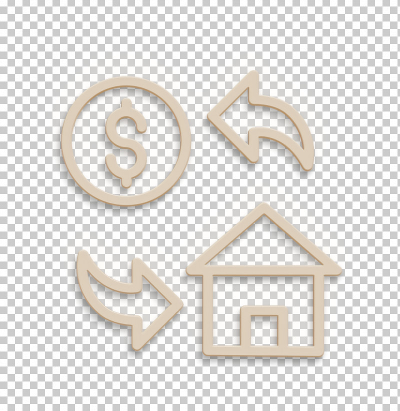 Real Estate Icon Cost Icon PNG, Clipart, Arrow, Cost Icon, Home, Real Estate Icon, Symbol Free PNG Download