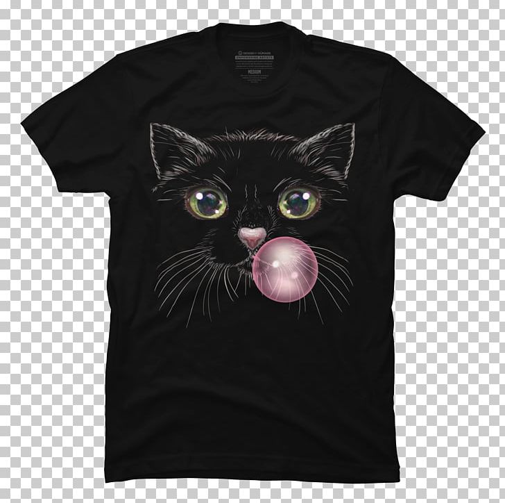 Concert T-shirt Black Cat Hoodie PNG, Clipart, Black, Black Cat, Carnivoran, Cat, Cat Like Mammal Free PNG Download