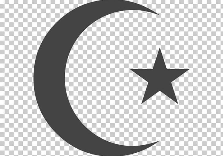 Star And Crescent Symbols Of Islam Star Polygons In Art And Culture PNG, Clipart, Art, Black And White, Circle, Computer Icons, Computer Wallpaper Free PNG Download