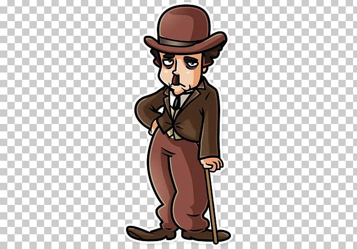 Sticker Telegram Instant Messaging Gentleman Mammal PNG, Clipart, Behavior, Cartoon, Character, Charlie Chaplin, Cowboy Free PNG Download