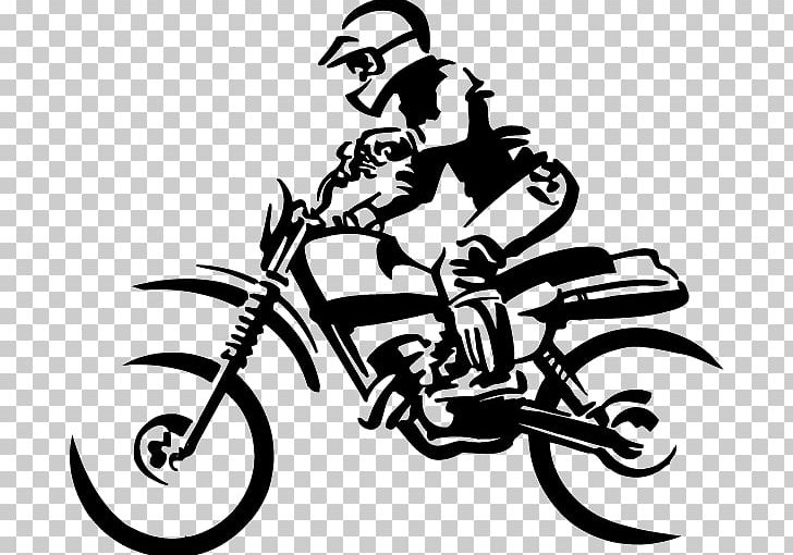 Motorcycle Motocross Pit Bike Bicycle Honda Motor Company PNG, Clipart, Artwork, Automotive Design, Bicycle, Bike, Black And White Free PNG Download