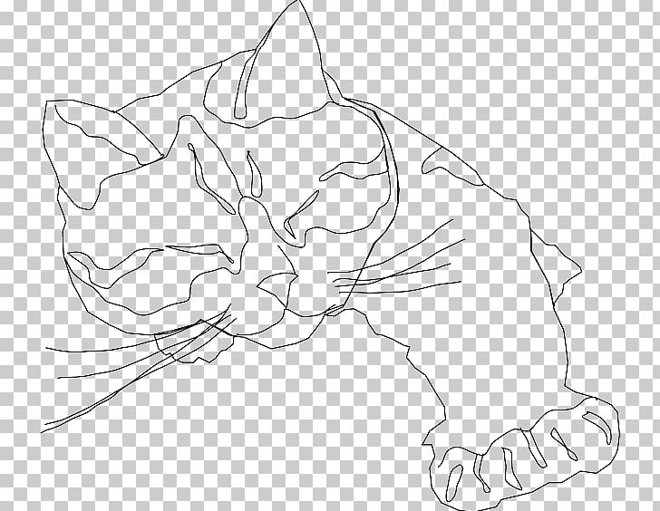 Cat Line Art Drawing PNG, Clipart, Angle, Animals, Arm, Art, Black Free PNG Download