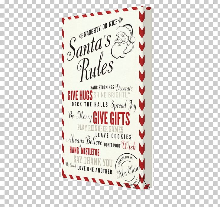 Santa Claus Santa Rules Canvas Gift Collage PNG, Clipart,  Free PNG Download