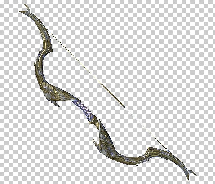 The Elder Scrolls V: Skyrim – Dragonborn Bow And Arrow Archery Oblivion Recurve Bow PNG, Clipart, Archery, Arrow, Bow, Bow And Arrow, Cold Weapon Free PNG Download