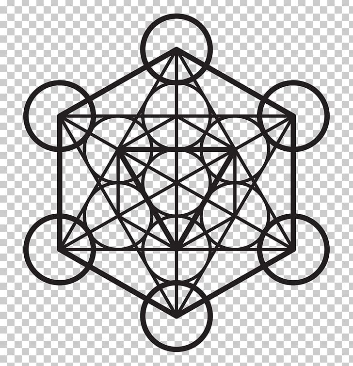 Metatron's Cube Sacred Geometry PNG, Clipart, Art, Black And White, Circle, Cube, Flower Of Life Free PNG Download