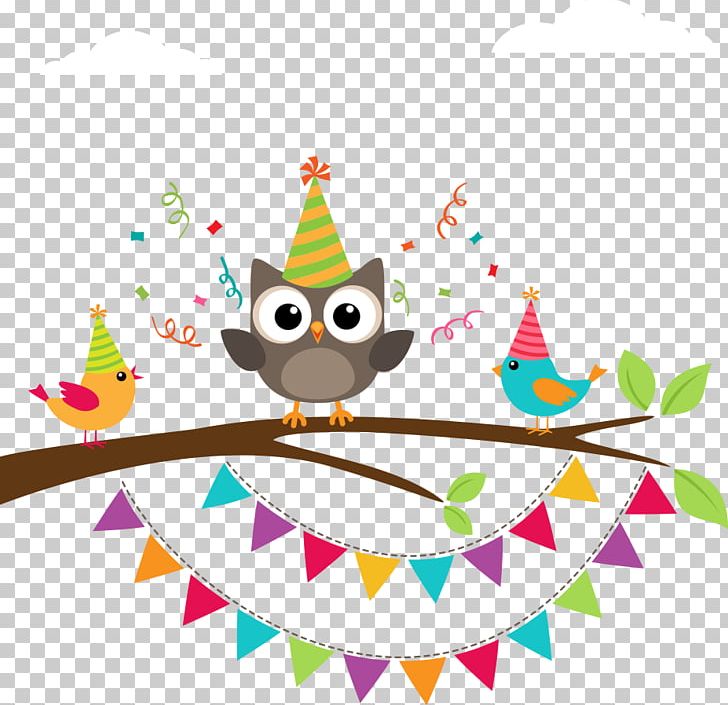 Owl Birthday Greeting Card PNG, Clipart, Animals, Art, Baby Shower, Beak, Bird Free PNG Download