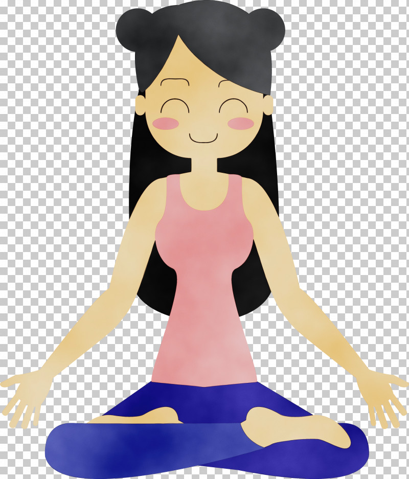 Meditation Yoga Lotus Position Royalty-free Drawing PNG, Clipart, Drawing, International Day Of Yoga, Lotus Position, Meditation, Paint Free PNG Download