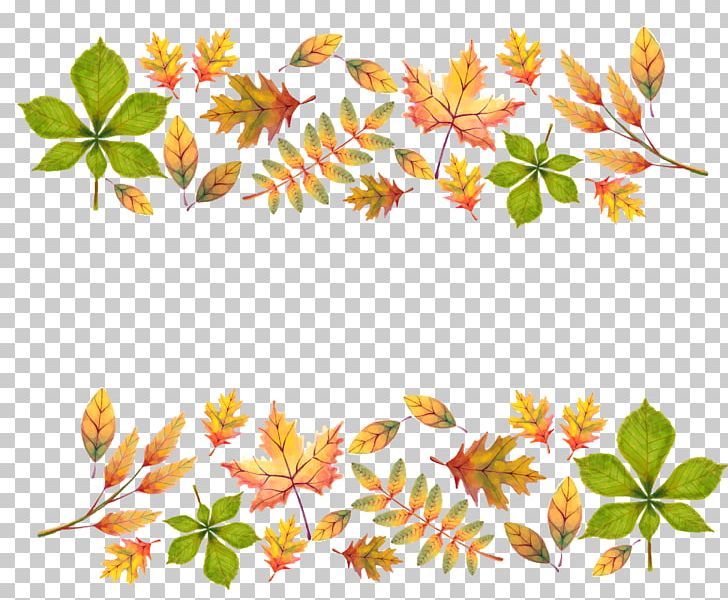 Painted Yellow Autumn Leaves Decoration PNG, Clipart, Autumn, Autumn Leaves, Branch, Christmas Decoration, Clip Art Free PNG Download