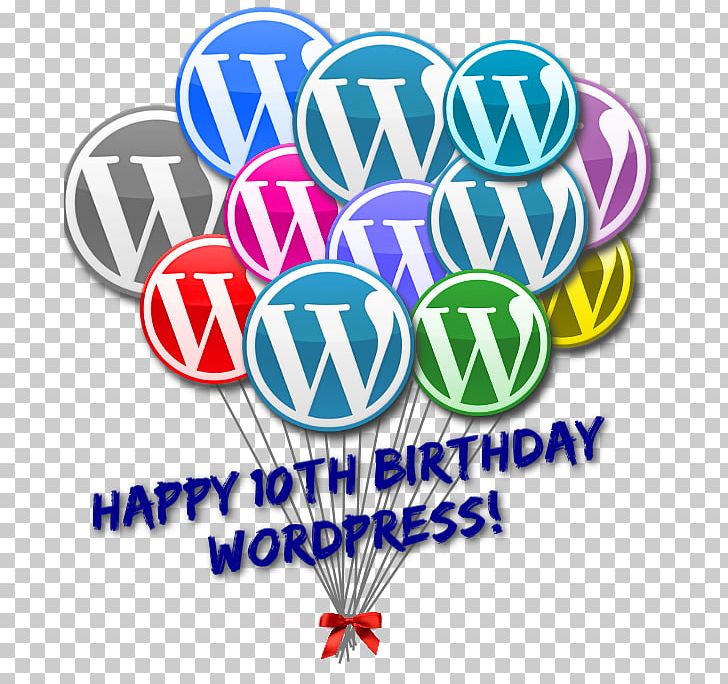 WordPress: The Complete Beginners Guide To Build Your WordPress Website From Scratch Logo Balloon Font PNG, Clipart, 10th Birthday, Area, Balloon, Book, Brand Free PNG Download