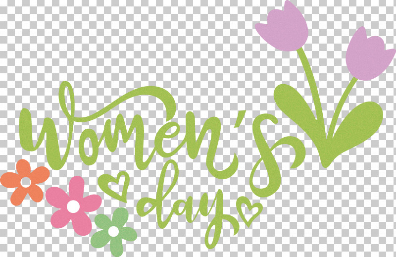 Womens Day Happy Womens Day PNG, Clipart, Floral Design, Flower, Green, Happy Womens Day, Leaf Free PNG Download