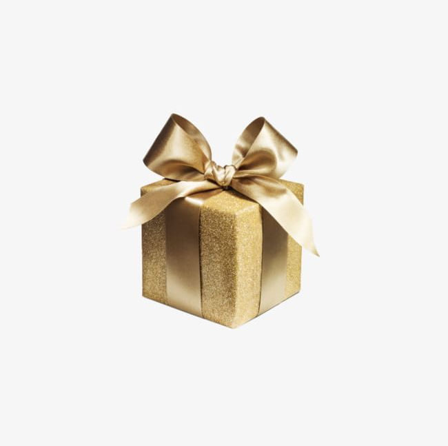 Golden Gift PNG, Clipart, Anniversary, Backgrounds, Birthday, Bow, Box Container Free PNG Download