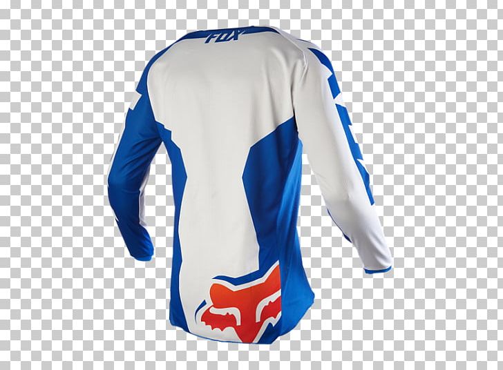 Jersey T-shirt Motocross Fox Racing Blue PNG, Clipart, Active Shirt, Blue, Clothing, Cobalt Blue, Cycling Jersey Free PNG Download