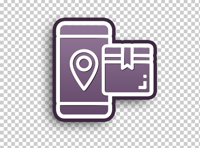 Smartphone Icon Shipment Icon Logistic Icon PNG, Clipart, Line, Logistic Icon, Logo, Material Property, Purple Free PNG Download