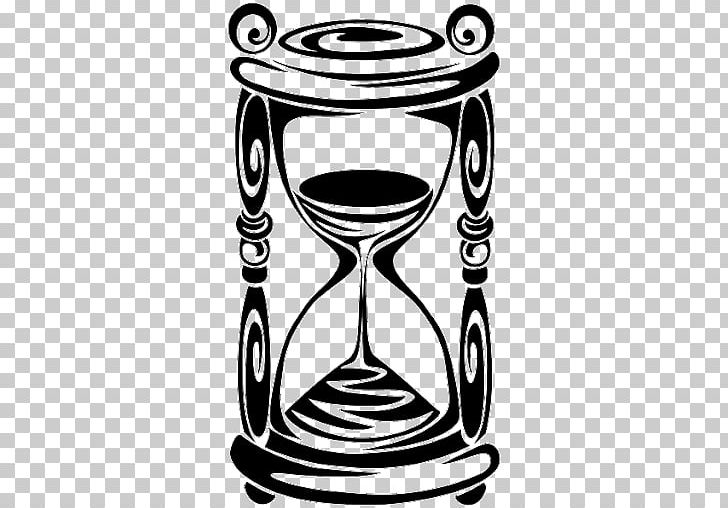 Hourglass Clock Drawing Sand PNG, Clipart, Black And White, Clock, Cup, Drawing, Drinkware Free PNG Download