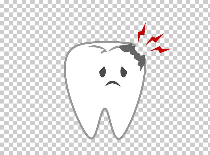 dental caries cartoon