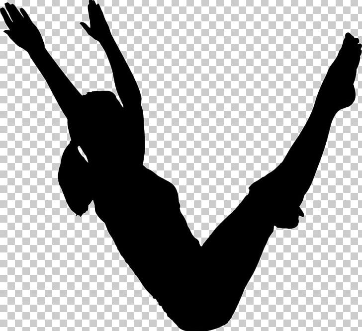 Pilates Yoga Exercise Silhouette PNG, Clipart, Angle, Arm, Asento, Black And White, Core Free PNG Download