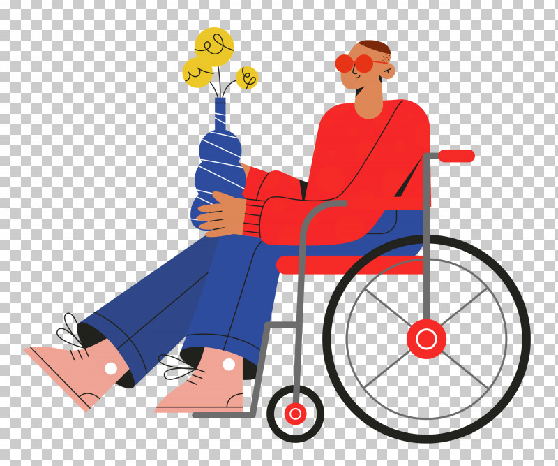 Sitting On Wheelchair Wheelchair Sitting PNG, Clipart, Behavior, Cartoon, Geometry, Human, Job Free PNG Download