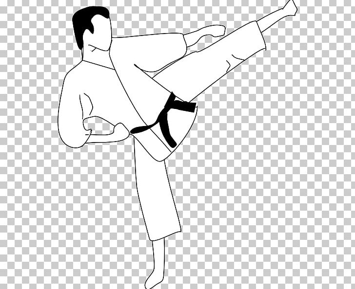 Karate Coloring Book Martial Arts Kick Taekwondo PNG, Clipart, Abdomen, Angle, Arm, Black, Black Belt Free PNG Download