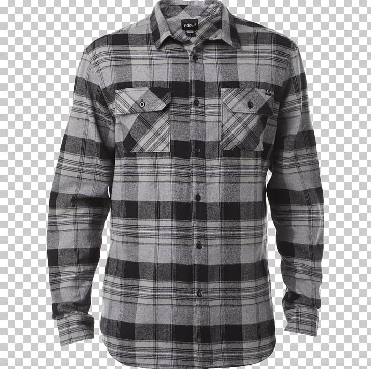 Long-sleeved T-shirt Tartan PNG, Clipart, Button, Clothing, Flannel, Flannel Shirt, Fox Free PNG Download