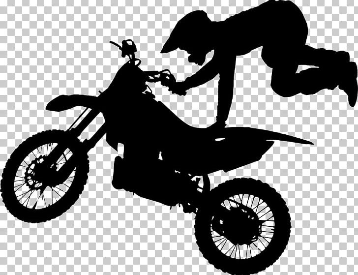 Motorcycle Stunt Riding Motocross PNG, Clipart, Bicycle, Bicycle Accessory, Bicycle Drivetrain Part, Black And White, Car Free PNG Download