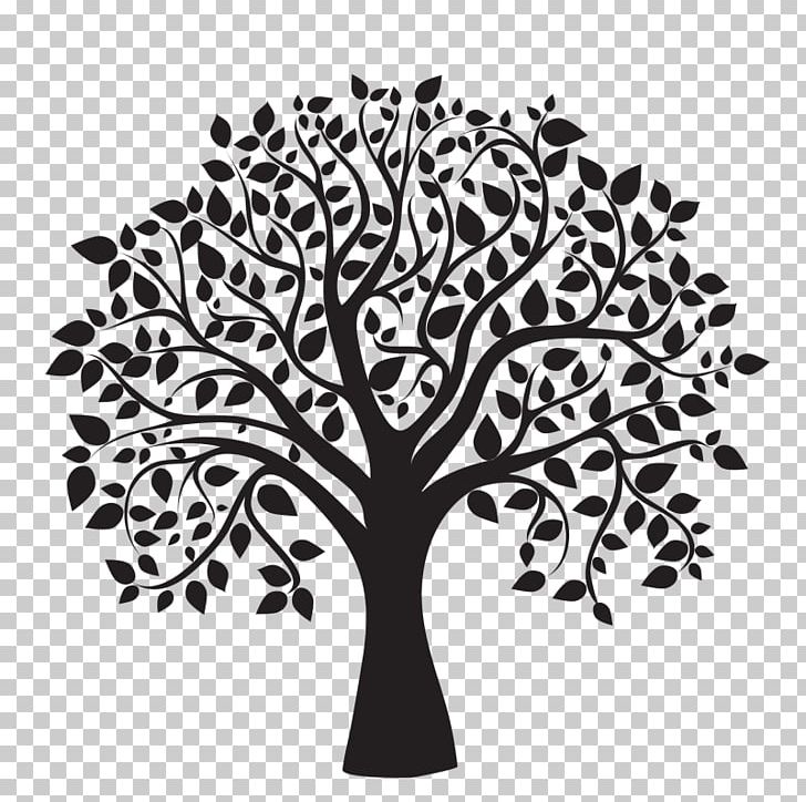 Tree White PNG, Clipart, Black And White, Branch, Desktop Wallpaper, Drawing, Flower Free PNG Download