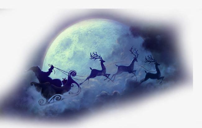Christmas Christmas Moon Transparent Background Element Material PNG,  Clipart, Car, Carts, Christmas, Christmas Clipart, Claus Free