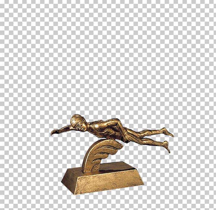 Bronze Sculpture Swimming Trophy PNG, Clipart, Bronze, Bronze Sculpture, Metal, Others, Quantity Free PNG Download
