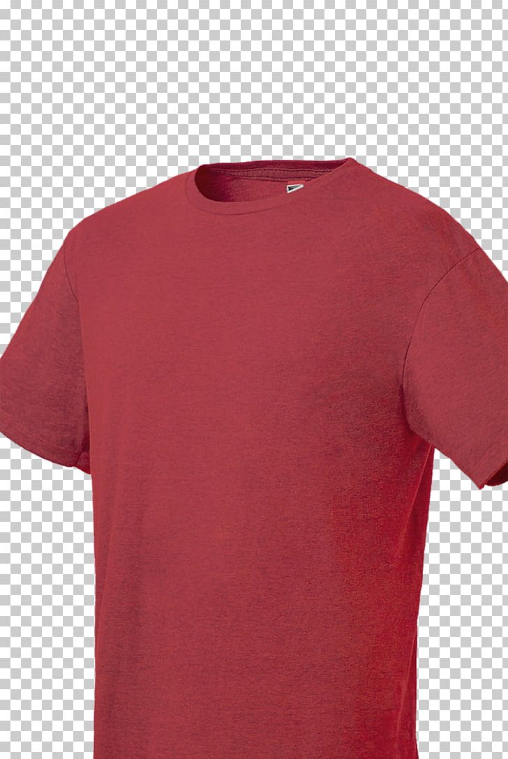T-shirt Sleeve Neck Product PNG, Clipart, Active Shirt, Angle, Clothing, Neck, Red Free PNG Download