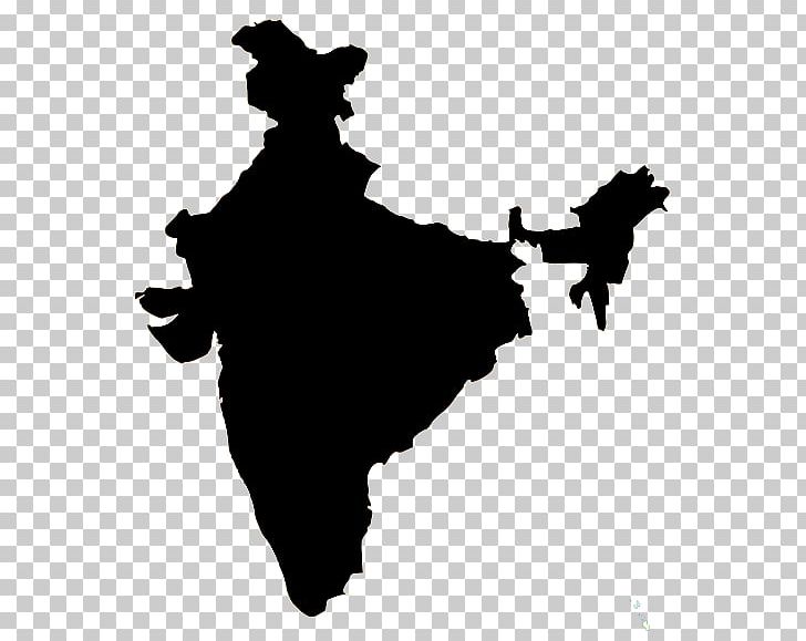 India Map Silhouette PNG, Clipart, Black And White, Blank Map, Carnivoran, Dog Like Mammal, Drawing Free PNG Download
