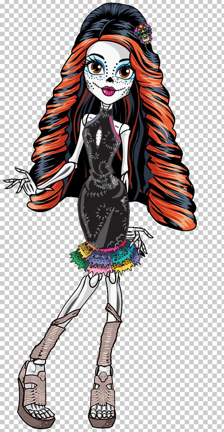 Skelita Calaveras Monster High Cleo DeNile Doll PNG, Clipart, Art, Calavera, Costume Design, Doll, Fashion Design Free PNG Download
