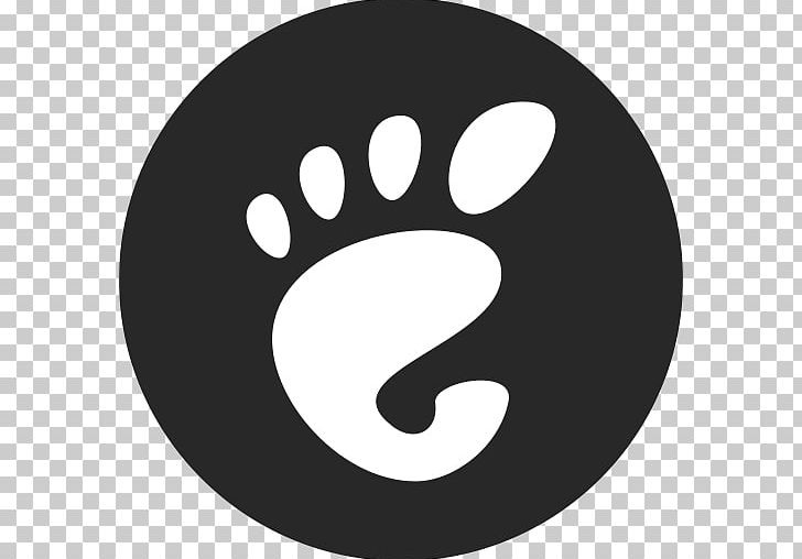 Ubuntu GNOME GNOME Shell Desktop Environment PNG, Clipart, Base 64, Black, Black And White, Cartoon, Circle Free PNG Download