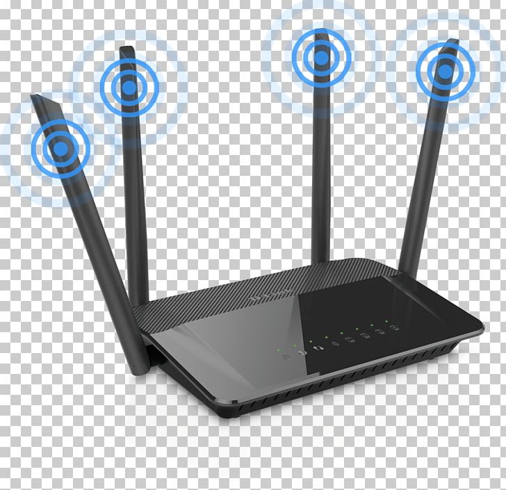 Wireless Router D-Link IEEE 802.11ac Wi-Fi PNG, Clipart, Aerials, Antenna, Computer Network, Dlink, Electronics Free PNG Download