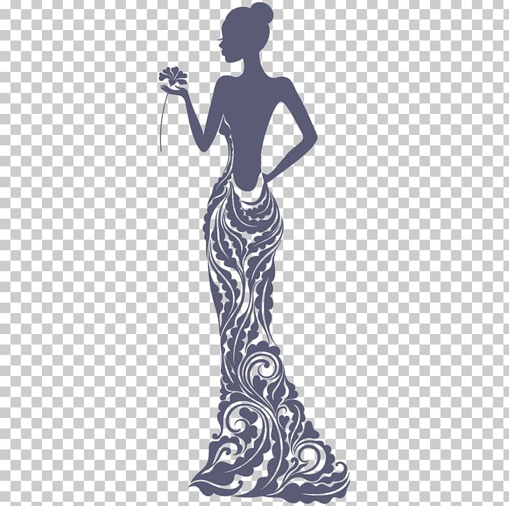 Dress Silhouette Drawing Evening Gown PNG, Clipart, Arm, Art, Ball Gown, Clothing, Costume Design Free PNG Download