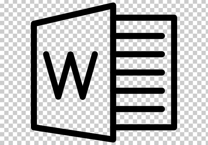 Microsoft Word Computer Icons Microsoft Excel PNG, Clipart, Angle, Area, Black, Black And White, Brand Free PNG Download