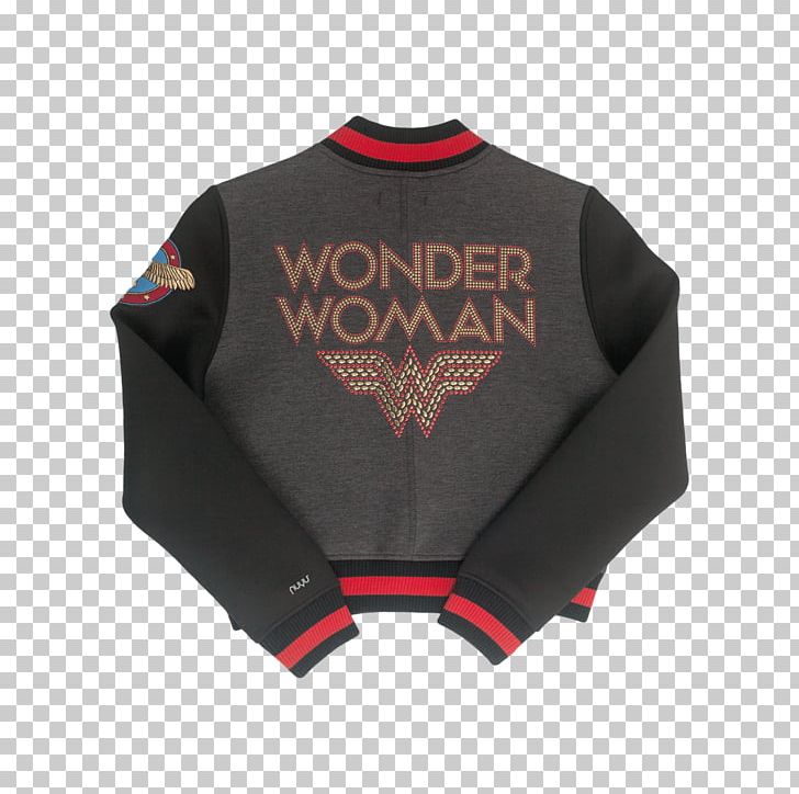 Wonder Woman T-shirt Sleeve Top Bluza PNG, Clipart, Black, Bluza, Brand, Dc Comics, Jacket Free PNG Download