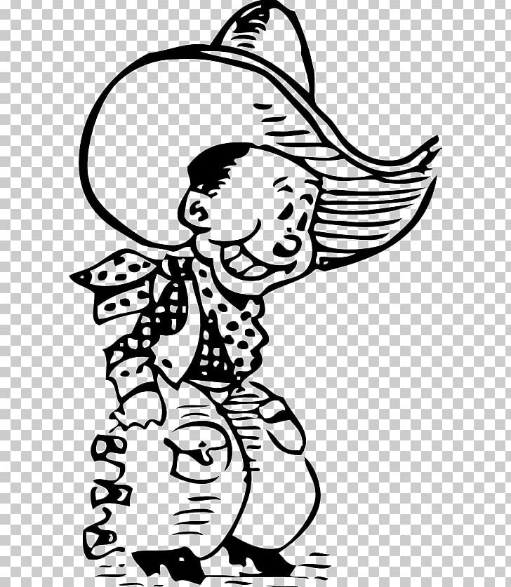American Frontier Cowboy Cartoon Black And White PNG, Clipart, Art, Artwork, Black, Black And White, Cartoon Free PNG Download