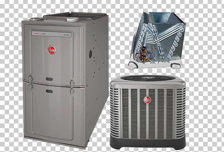 Furnace Heat Pump Rheem Seasonal Energy Efficiency Ratio Air Conditioning PNG, Clipart, Air Conditioning, Air Handler, Condenser, Electric Heating, Furnace Free PNG Download