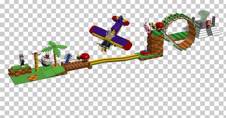 Sonic's Green Hill Zone - Lego Green Hill Zone, HD Png Download