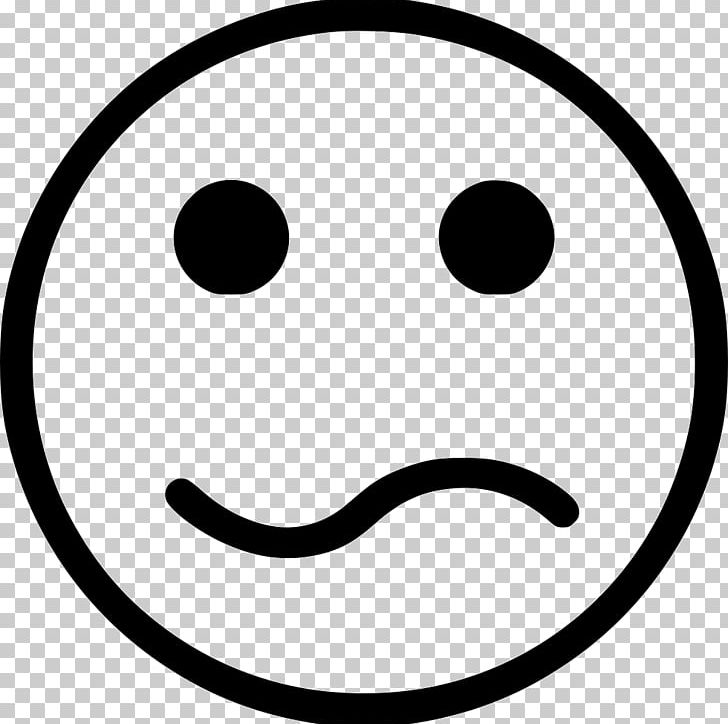 Smiley Emoticon Computer Icons PNG, Clipart, Black, Black And White, Circle, Computer Icons, Confused Free PNG Download