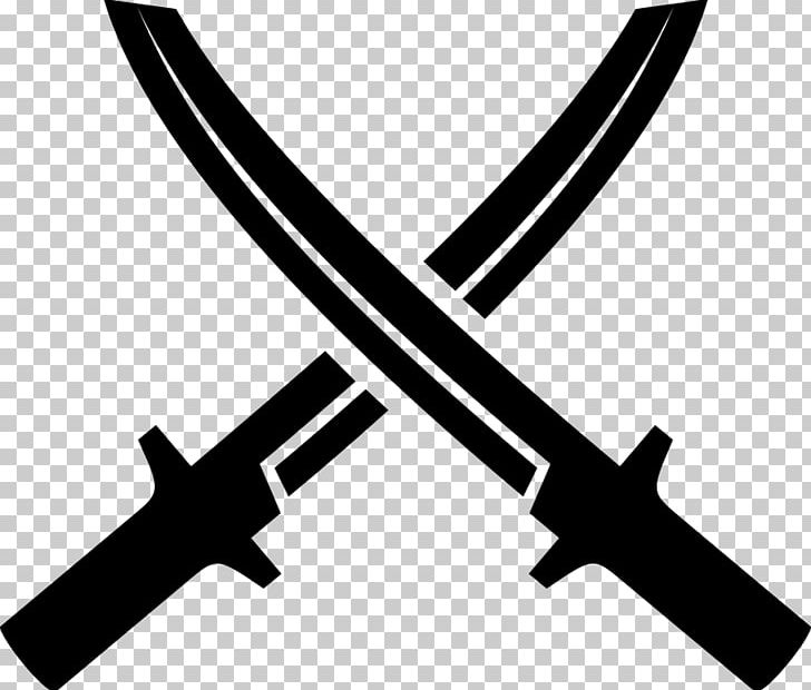 Sword Katana Weapon PNG, Clipart, Black And White, Clip Art, Cold Weapon, Computer Icons, Desktop Wallpaper Free PNG Download