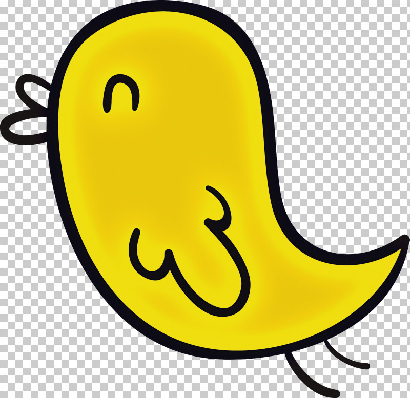 Emoticon PNG, Clipart, Cartoon Bird, Emoticon, Line, Smile, Yellow Free PNG Download