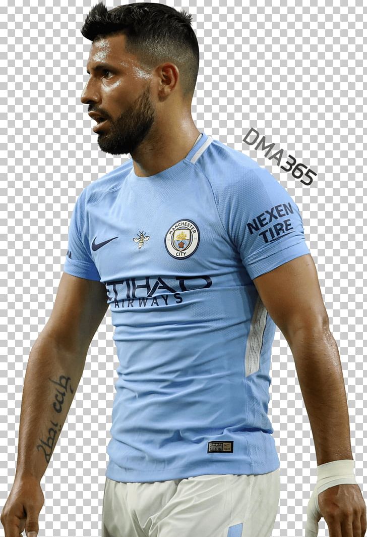 Sergio Agüero Manchester City F.C. Argentina National Football Team T-shirt Club Atlético Independiente PNG, Clipart, Argentina National Football Team, Blue, Clothing, Club Atletico Independiente, Facial Hair Free PNG Download