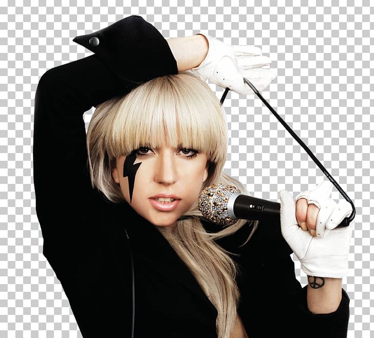 Lady Gaga Poker Face Png Clipart Audio Equipment Bangs