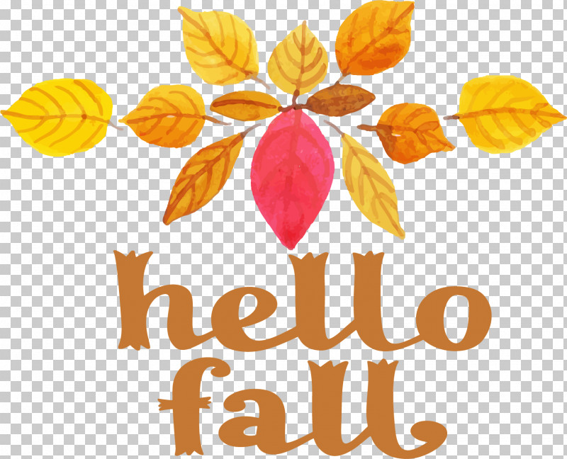 Hello Fall Fall Autumn PNG, Clipart, Autumn, Cut Flowers, Drawing, Fall, Flower Free PNG Download