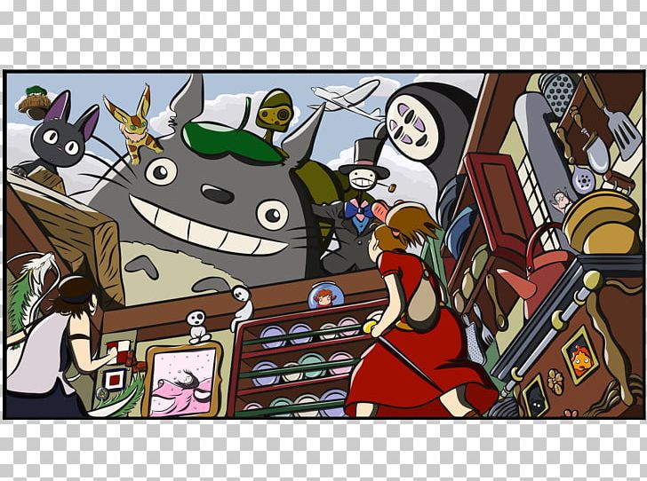 Studio Ghibli Character Art Drawing PNG, Clipart, Anime, Art, Cartoon, Character, Comics Free PNG Download