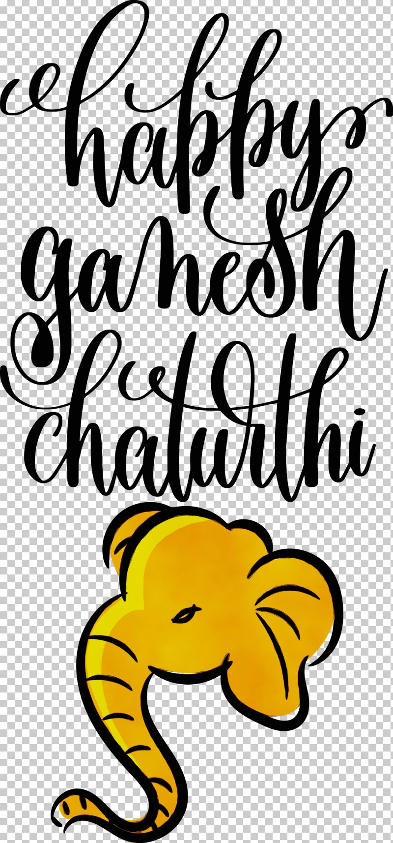 Cartoon Yellow Line Happiness Behavior PNG, Clipart, Behavior, Cartoon, Happiness, Happy Ganesh Chaturthi, Human Free PNG Download