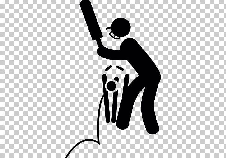 Computer Icons Cricket Encapsulated PostScript PNG, Clipart, Art, Batter, Batting, Black, Black And White Free PNG Download