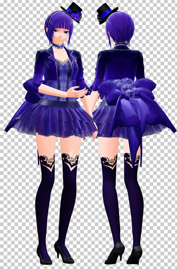 Model MikuMikuDance Woman PNG, Clipart, Art, Blue, Celebrities, Clothing, Costume Free PNG Download